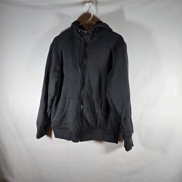 George Other - Mens George Coat, Size Large, Black, Soft Cotton, Jacket, Winter, (G35)